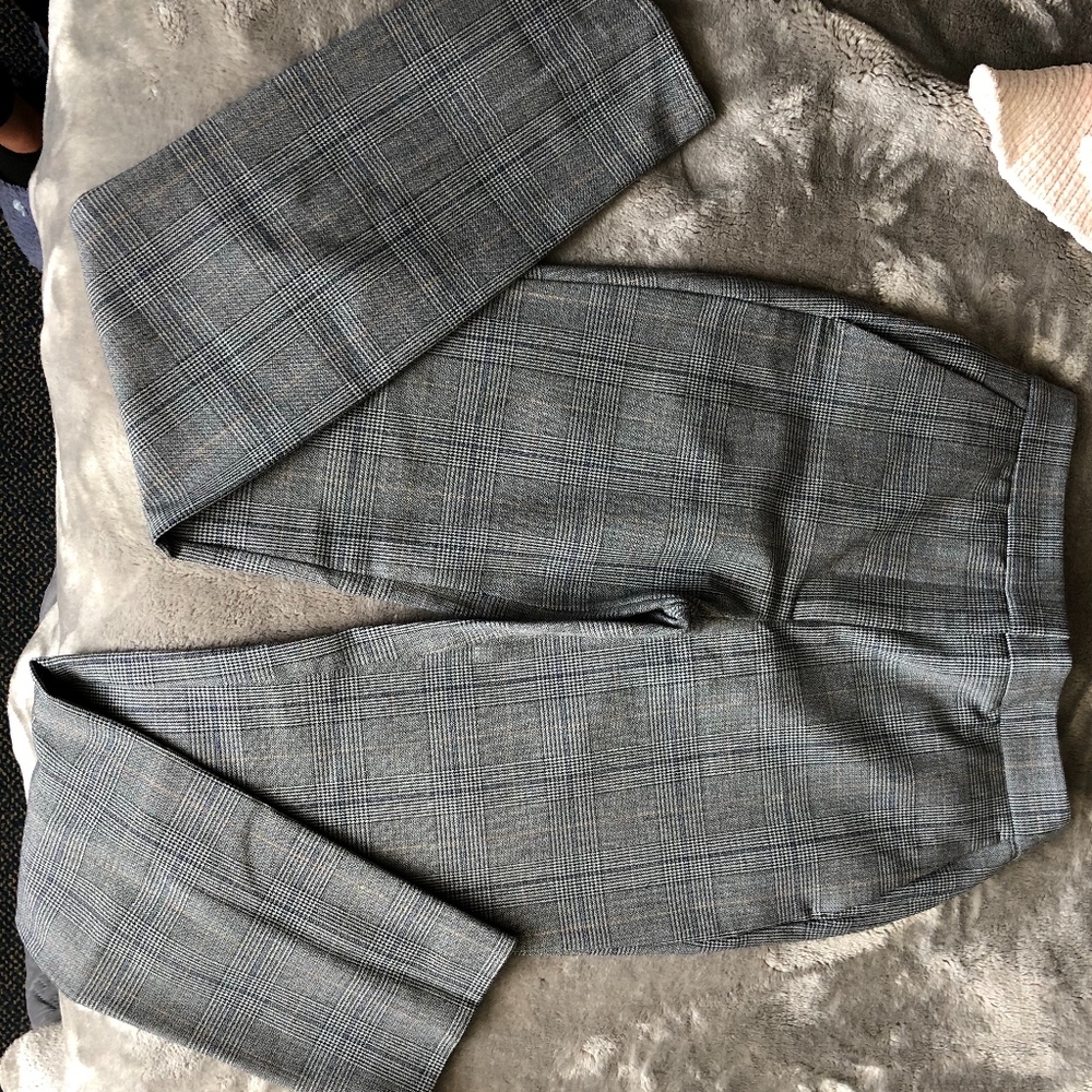 Zara patterned suit pants